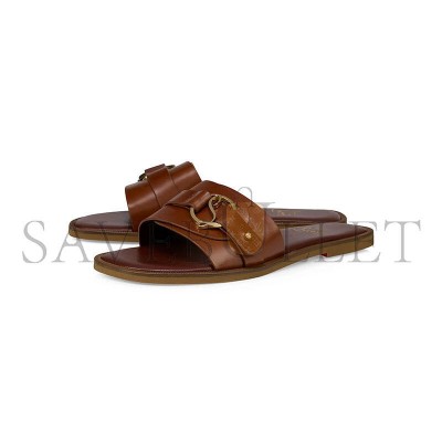 CHRISTIAN LOUBOUTIN HER IN ROMA LEATHER MULE SANDALS 1260519B439